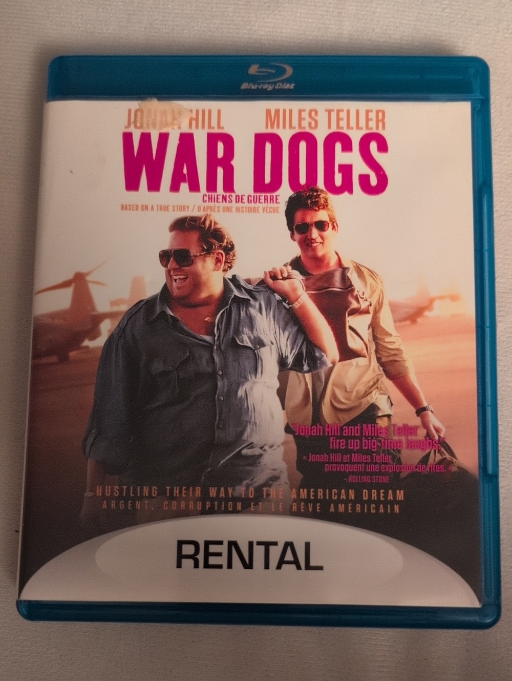 War Dogs Blu-ray (Bilingual Rental Edition) - Jonah Hill, Miles Teller